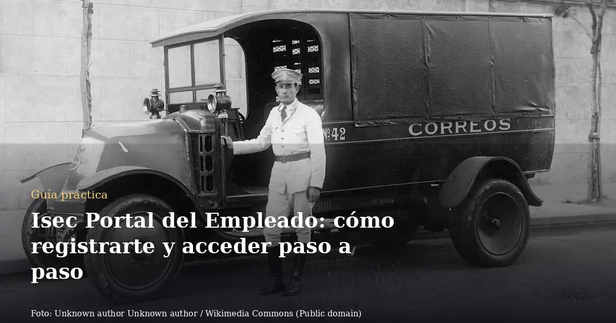 Isec Portal del Empleado: cómo registrarte y acceder paso a paso