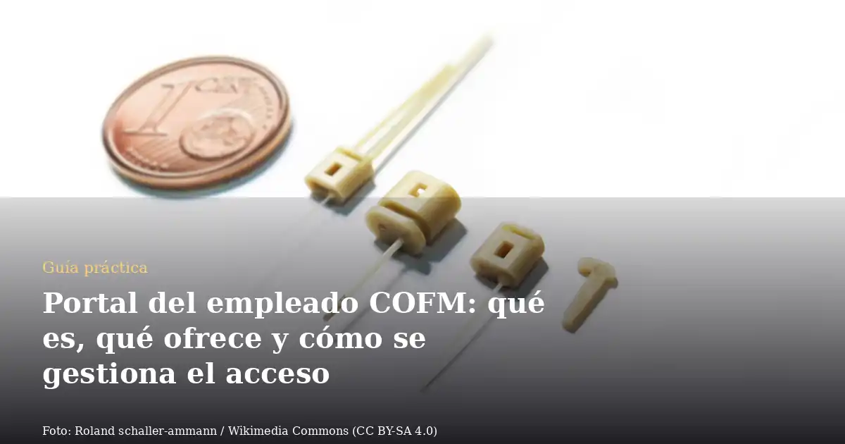 Portal del empleado COFM: qué es, qué ofrece y cómo se gestiona el acceso