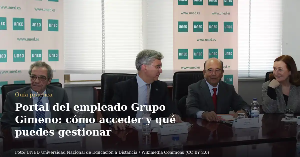 Portal del empleado Grupo Gimeno: cómo acceder y qué puedes gestionar