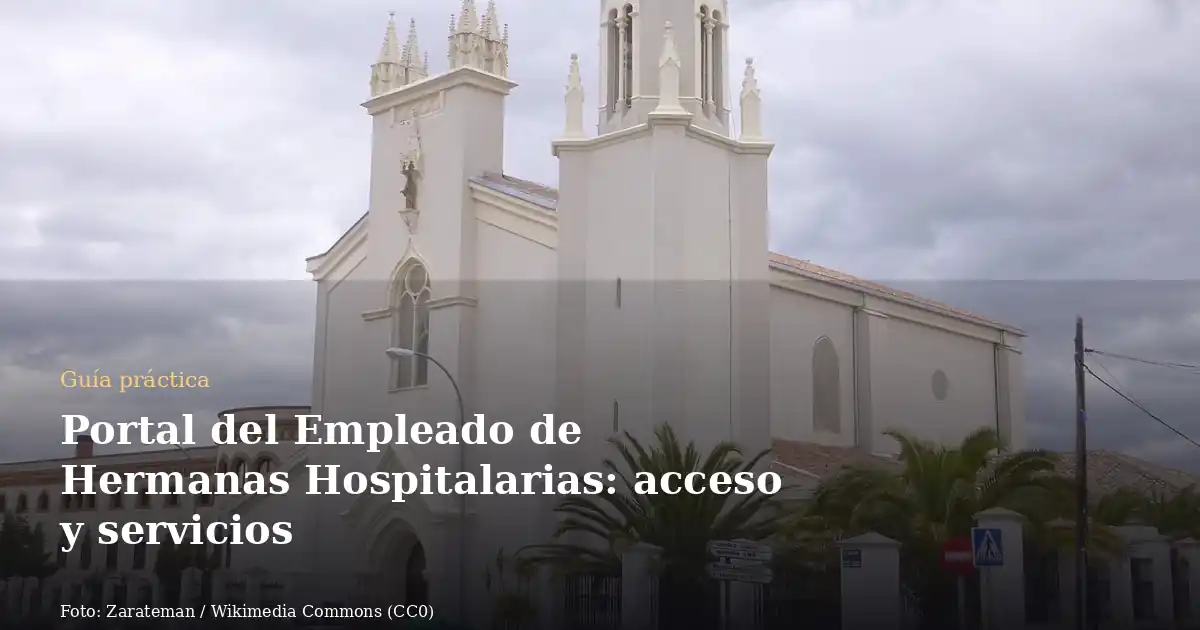 Portal del Empleado de Hermanas Hospitalarias: acceso y servicios
