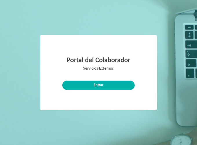 Captura de pantalla del Portal del Colaborador de Quironsalud